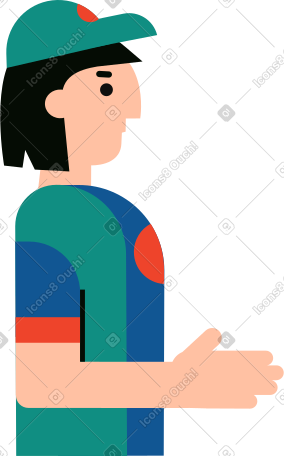 man in uniform with cap PNG, SVG