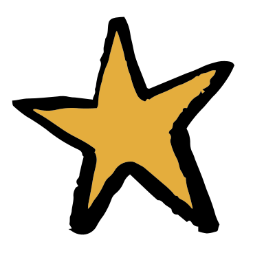 Five pointed star PNG, SVG