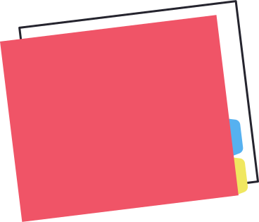 pink folder with documents PNG, SVG