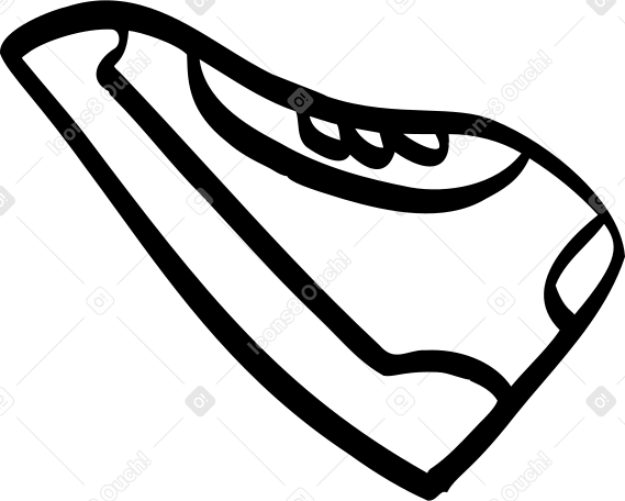 Scarpa da ginnastica PNG, SVG