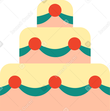 wedding cake PNG, SVG