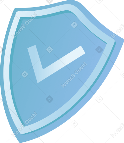 shield with the check icon PNG, SVG