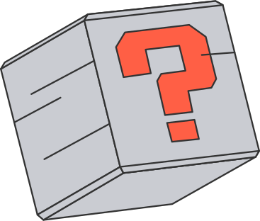 cube with a question PNG, SVG