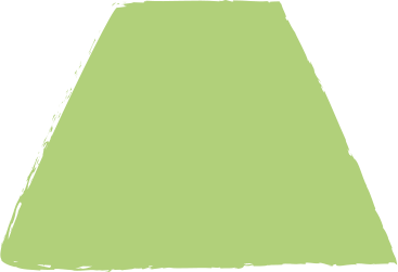 Green trapezoid PNG, SVG