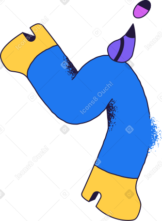 running person Illustration in PNG, SVG