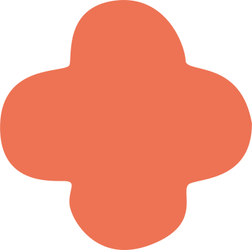 Orange quatrefoil PNG, SVG