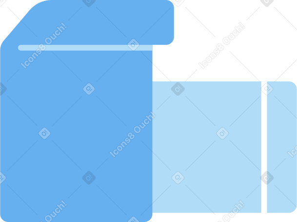 blue camera Illustration in PNG, SVG