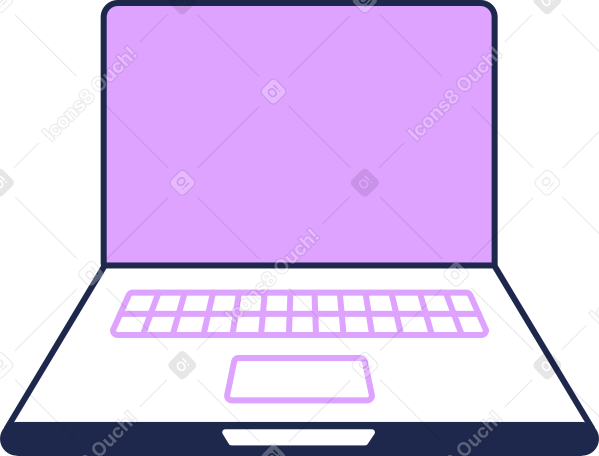 laptop aberto PNG, SVG