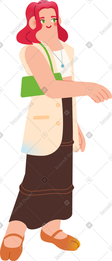 站着举手的女人 PNG, SVG