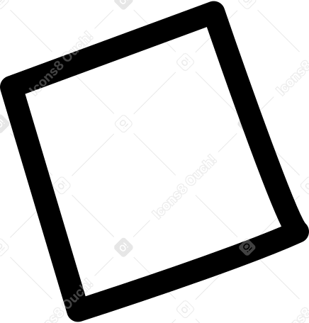 不规则的正方形 PNG, SVG