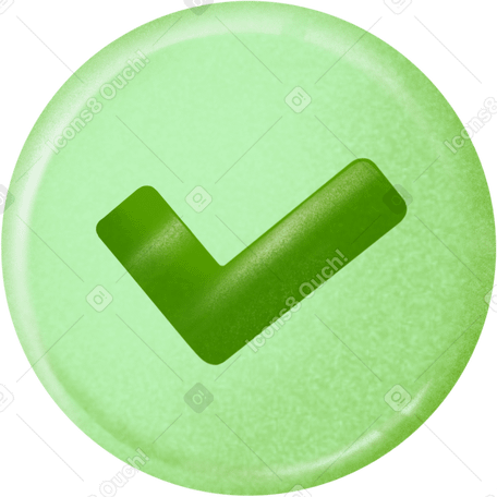 icon with a check mark PNG, SVG