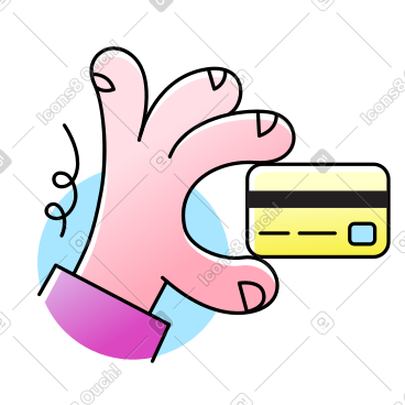 Card in use PNG, SVG