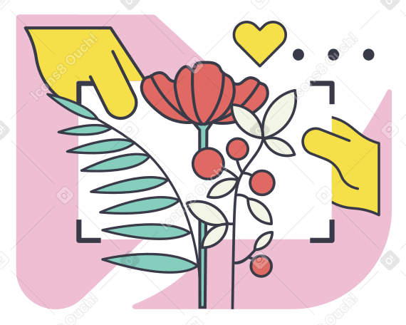 Making a photo of flowers PNG, SVG