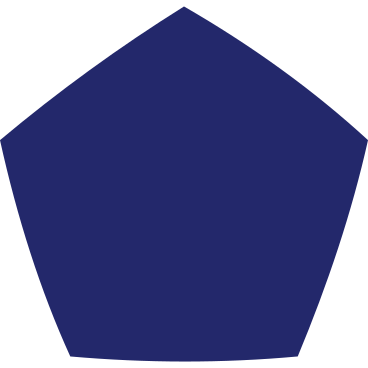 pentagon dark blue PNG, SVG