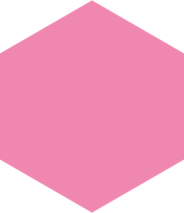 Pink hexagon в PNG, SVG