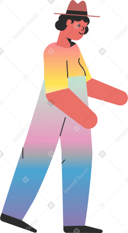 girl wearing hat PNG, SVG