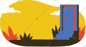 带门的背景 PNG, SVG