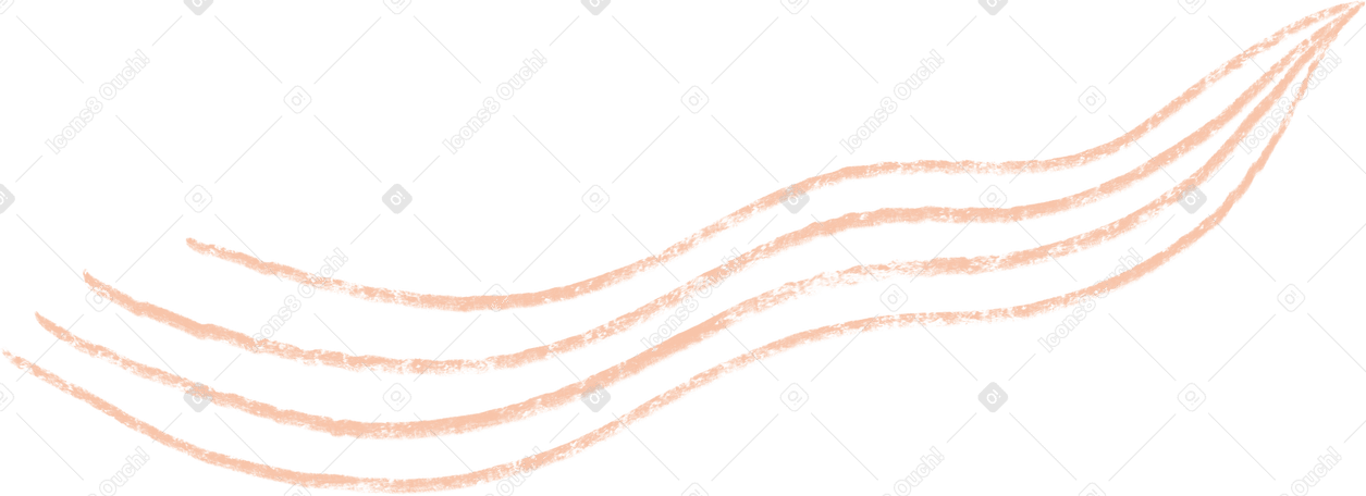 pink wavy lines in perspective PNG, SVG