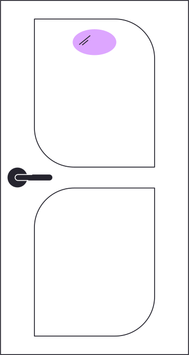 white door PNG, SVG