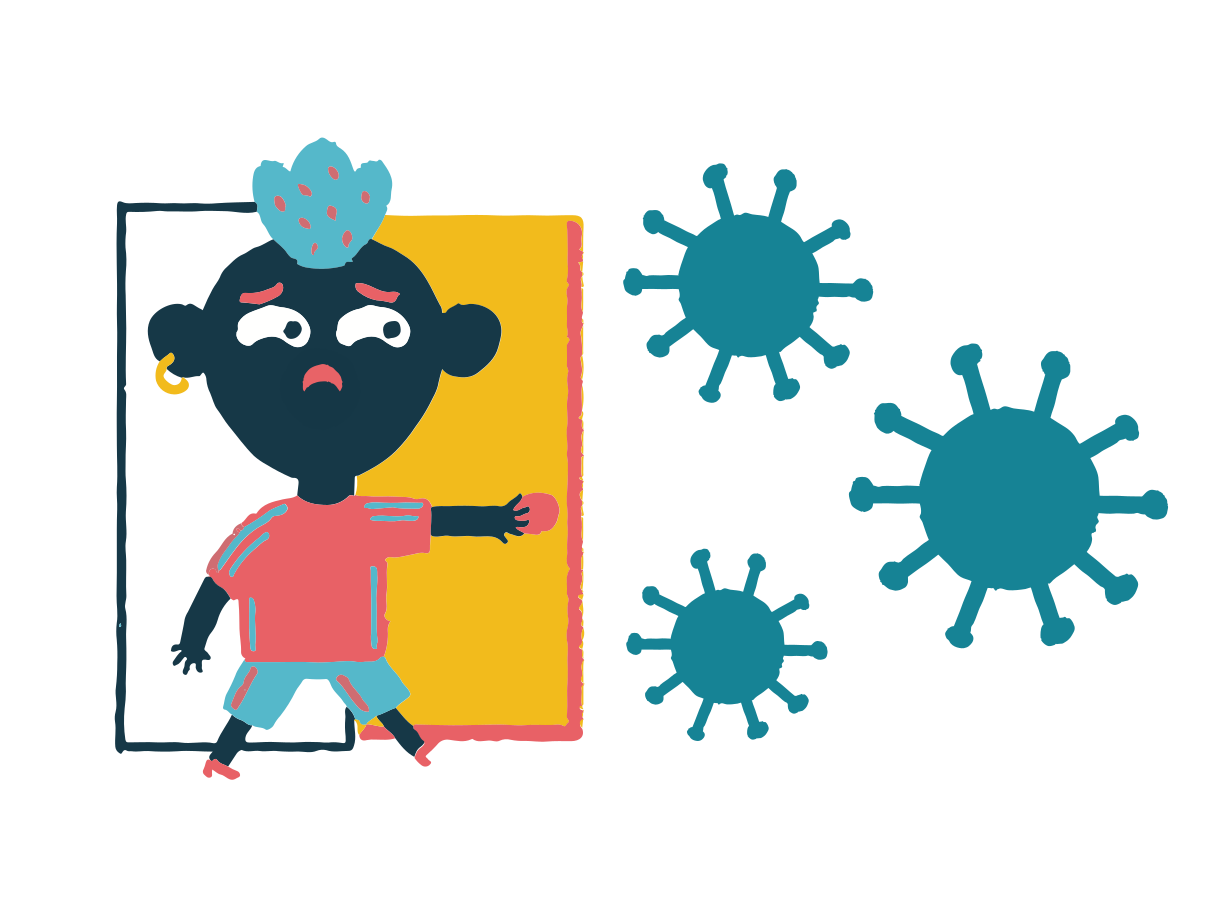 It's dangerous outside Illustration in PNG, SVG