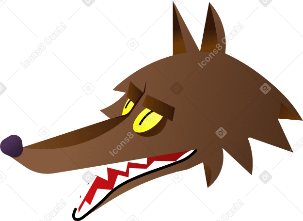werewolf head PNG、SVG