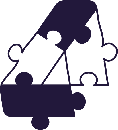 puzzle Illustration in PNG, SVG