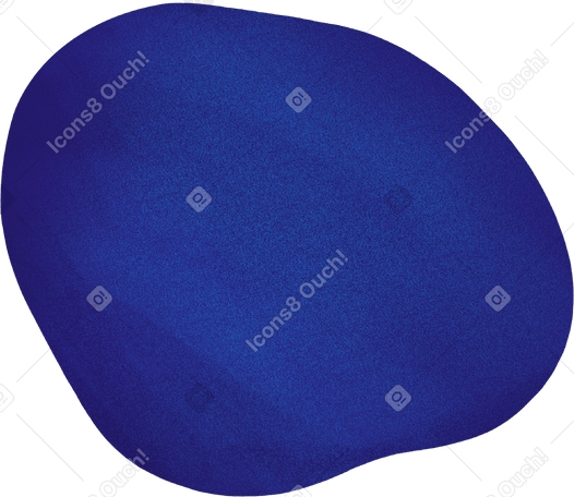 蓝色抽象形状 PNG, SVG