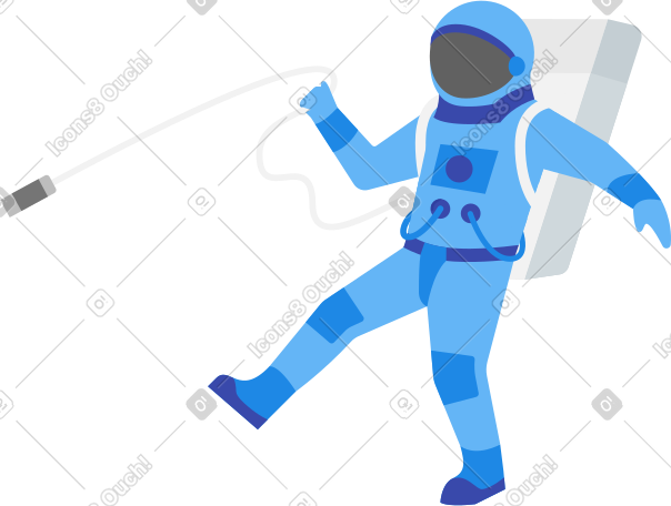 lost astronaut PNG, SVG