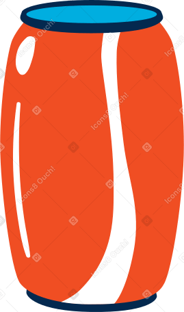 can of cola Illustration in PNG, SVG