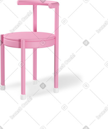 Chair pink PNG, SVG