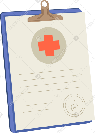 Договор медицинского страхования в PNG, SVG
