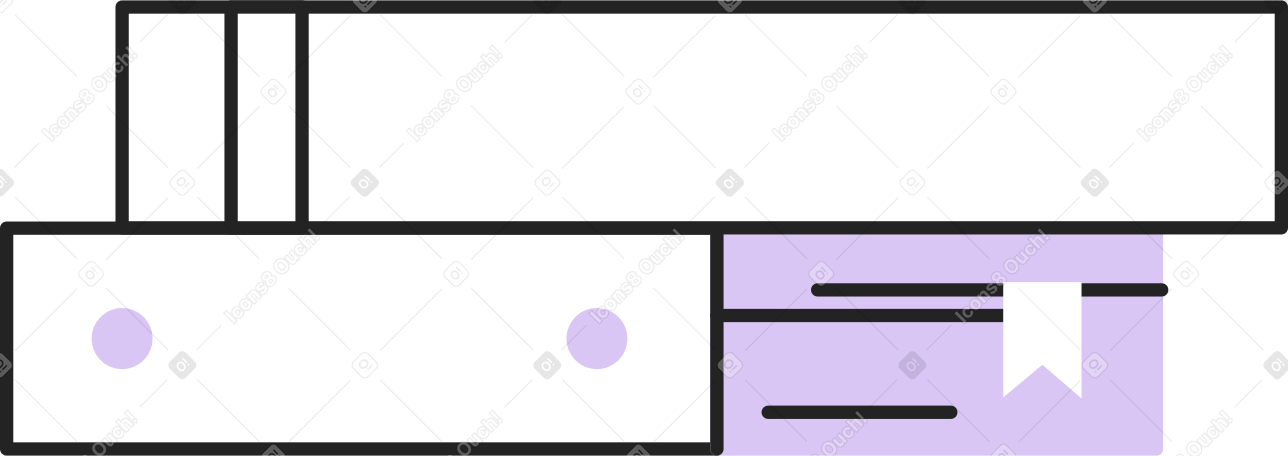 stack of folders and books Illustration in PNG, SVG