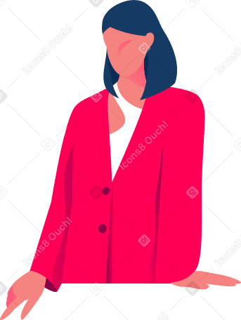working woman Illustration in PNG, SVG