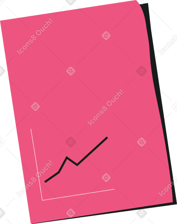 chart document Illustration in PNG, SVG