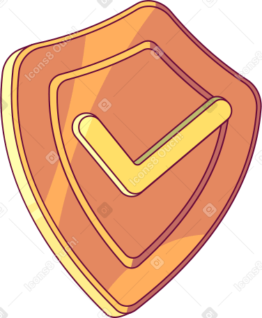 shield Illustration in PNG, SVG