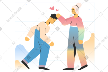 女人爱抚男人时的爱与关怀 PNG, SVG