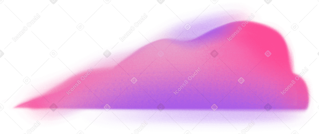 puffy pink and purple cloud PNG, SVG