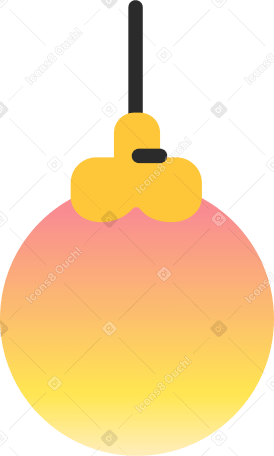 christmas yellow toy Illustration in PNG, SVG