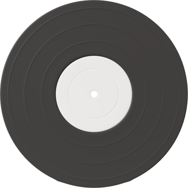white vinyl record PNG, SVG