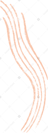 Líneas curvas beige PNG, SVG