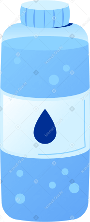 household cleaning bottle Illustration in PNG, SVG