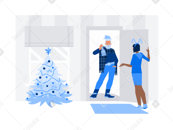 Christmas surprise Illustration in PNG, SVG