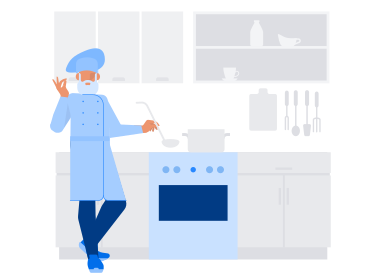 Chef cooking PNG, SVG