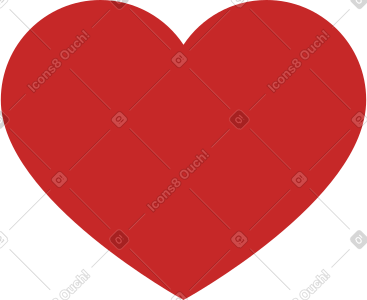 Red heart PNG, SVG