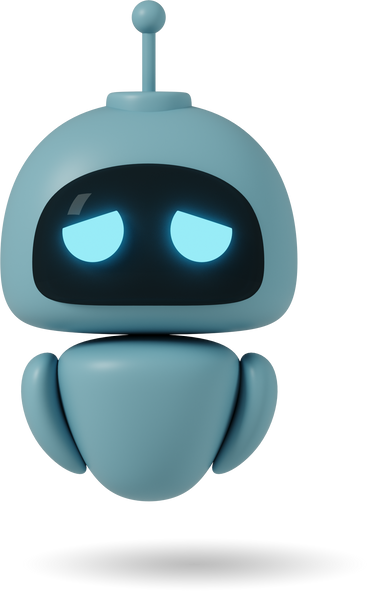chatgpt robot sad PNG, SVG