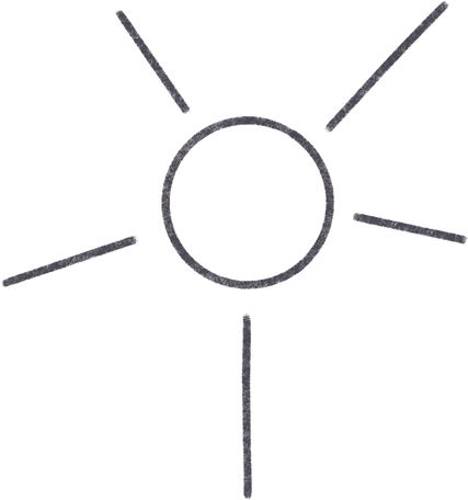 sun Illustration in PNG, SVG
