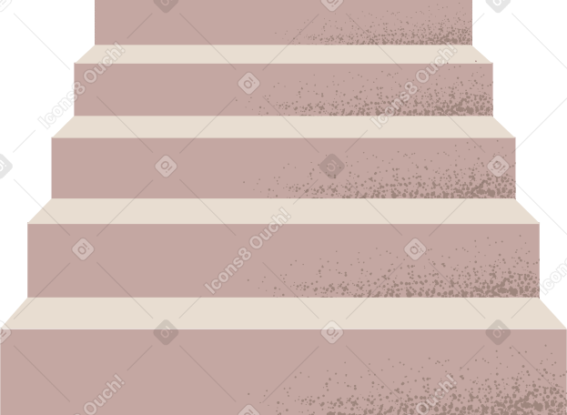staircase Illustration in PNG, SVG