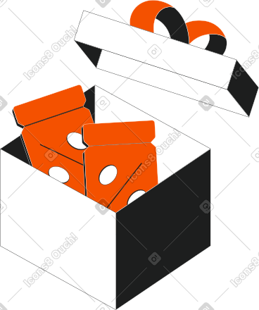 Box with discount PNG, SVG