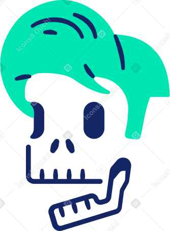 skull boy Illustration in PNG, SVG