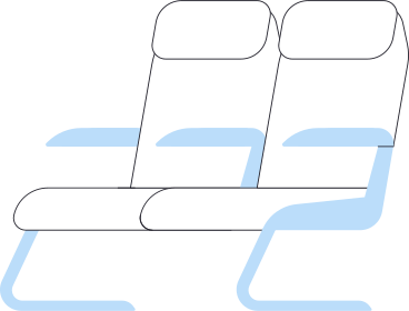 airplane aisle seat PNG, SVG
